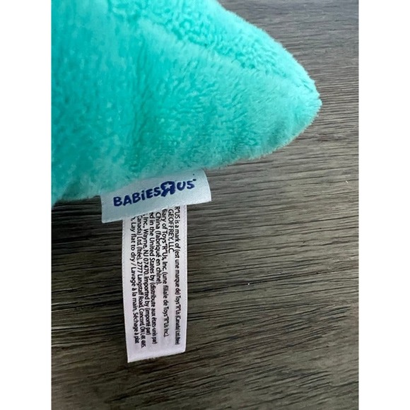 Babies “R” Us Teal Triceratops Dinosaur Plush 9" - Picture 4 of 5